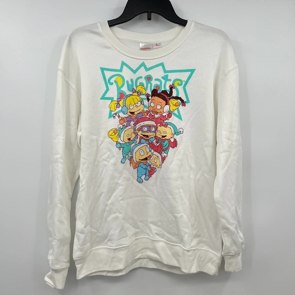 Nickelodeon Tops - Nickelodeon Women's Rugrats Pullover Sweatshirt in White Size Large